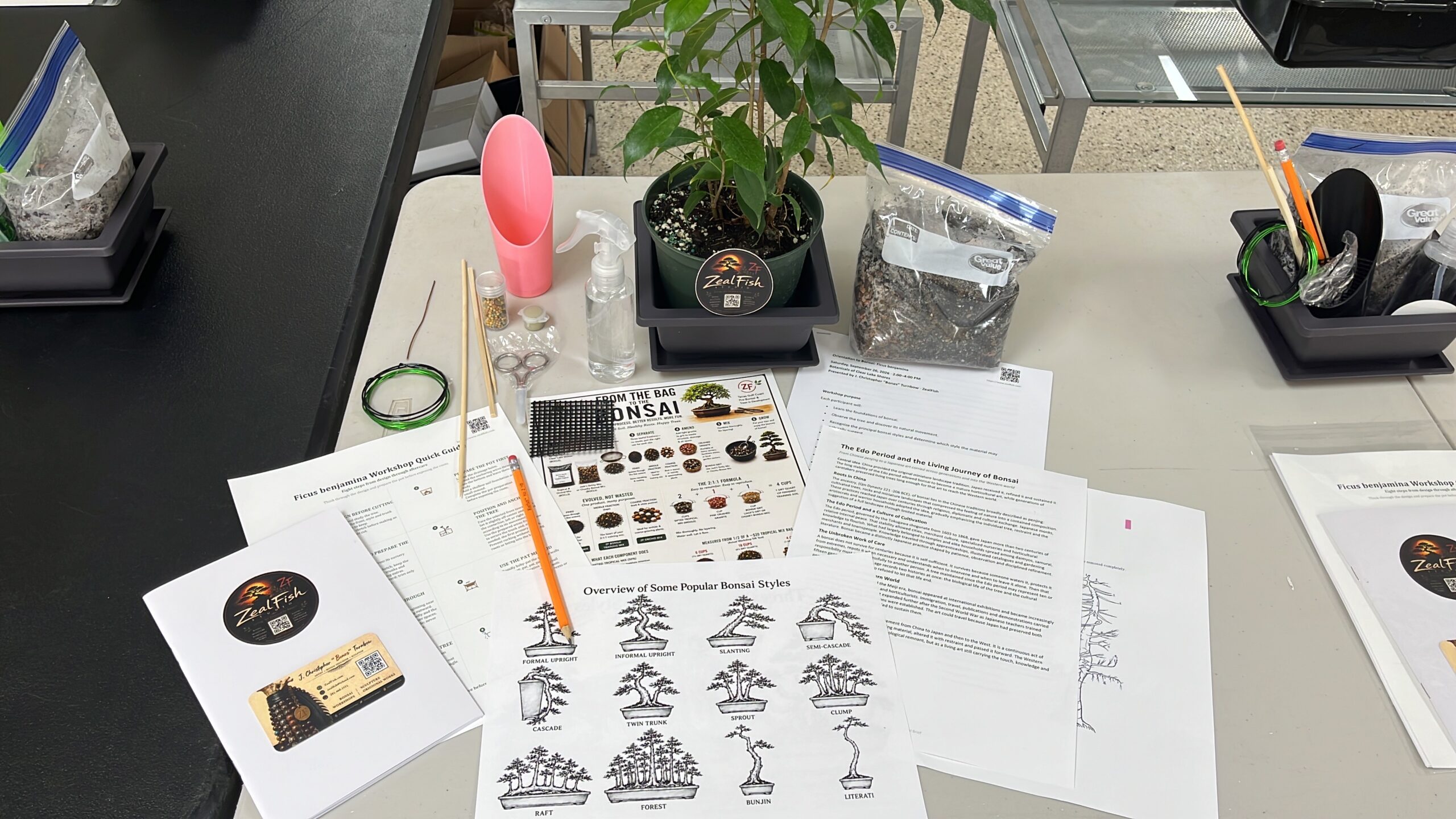 Orientation to Bonsai Student educational materials